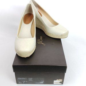 Seville Metallic Espadrille Wedge